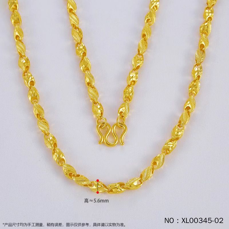 pure gold 9999 men's necklace